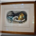 A61. Framed "Common Mouse" lithograph. 